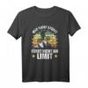 Wer Nicht Stürzt Fährt Nicht Am Limit Downhill MTB T-Shirt – Lustiges Fahrrad Spruch für Mountainbiker und BMX Fahrer