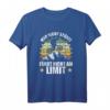 Wer Nicht Stürzt Fährt Nicht Am Limit Downhill MTB T-Shirt – Lustiges Fahrrad Spruch für Mountainbiker und BMX Fahrer