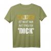 Mein Penis Ist Nicht Nur Auf Englisch Dick - Lustiges, Provokantes T-Shirt mit Schwarzem Humor für Freunde & Geburtstage