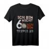 Ich bin nicht 60 Geburtstag Tripple 20 Papa – Lustiges Dart T-Shirt für Dartspieler, Legenden & Dartfans