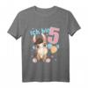 Ich bin 5 Pferd Pferdchen - Süßes Geburtstags T-Shirt für 5-Jährige Kinder, Pferde-Liebhaber, Perfekt für Jungen und Mädchen
