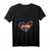 Damen Herzliches Lollipop Design Süßigkeitenliebhaber T-Shirt mit V-Ausschnitt – Perfektes Geschenk für Kinder, Ostern, Weihnachten & Geburtstag