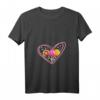 Damen Herzliches Lollipop Design Süßigkeitenliebhaber T-Shirt mit V-Ausschnitt – Perfektes Geschenk für Kinder, Ostern, Weihnachten & Geburtstag