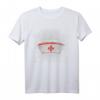 Krankenschwester T-Shirt mit Schwesternhaube & lustigem Spruch – Perfektes Geschenk für Pflegepersonal & Party-Outfit