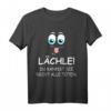 Fun Design Shirt mit Spruch 'Lächle du kannst sie nicht alle töten' – Lustiges Party- und Festival-T-Shirt für Frauen und Männer, ideales Geschenk