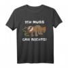 Ich Muss Gar Nichts Faul Chill Faultier T-Shirt - Lustiges Spruchshirt für Morgenmuffel, Faulenzer und Chiller