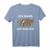 Ich Muss Gar Nichts Faul Chill Faultier T-Shirt - Lustiges Spruchshirt für Morgenmuffel, Faulenzer und Chiller