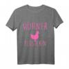 Lustiges Huhn Landwirtin T-Shirt mit Spruch - Originelles Geschenk für Bäuerinnen & Landwirtinnen, Perfekt für Dorfpartys & das Landleben
