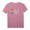 LGBTQ T-Shirt mit Regenbogen und Spruch 'War wohl doch keine Phase' – Buntes Pride Shirt für Vielfalt, Stolz & Human Rights Support