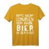 Bitte Nicht Schubsen Ich Habe Bier In Der Hand - Lustiges Party T-Shirt für Bierliebhaber & Feiernde, perfekt als Geburtstags- oder Weihnachtsgeschenk