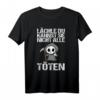 Lächeln Du Kannst Du Nicht Alle Töten Sarkasmus T-Shirt – Lustiges Sprüche-Shirt für Fans von Humor & Ironie