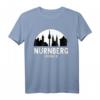 Nürnberg Skyline Souvenir T-Shirt - Franke & Nürnberger Stadtmotiv, ideales Geschenk für Nürnberg-Liebhaber