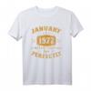 Januar 1972 Lustiges 50. Geburtstag T-Shirt für Männer & Frauen – Vintage Geschenkidee und limitierte Edition für Jubiläum & Party