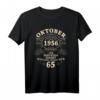 65. Geburtstag Geschenk für Mann & Frau - Legendär seit Oktober 1956 Vintage T-Shirt für Jubilare, Geburtstagsgeschenk für Damen & Herren