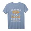 Jahrgang Februar 1957 Lustiges 65. Geburtstag T-Shirt für Männer & Frauen - Vintage Geschenkidee für 65 Jahre und Geburtstagsdeko
