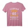 Jahrgang Februar 1957 Lustiges 65. Geburtstag T-Shirt für Männer & Frauen - Vintage Geschenkidee für 65 Jahre und Geburtstagsdeko