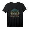 Januar 1997 Lustiges 25. Geburtstag T-Shirt für Männer & Frauen – Vintage Geburtstagsshirt, Limitierte Edition, Legendär seit 1997