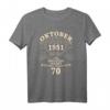 70. Geburtstag Geschenk Mann & Frau - Legendär Seit 1951 Vintage T-Shirt für Jubiläum & Geburtstagsfeier