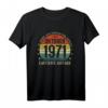 50. Geburtstag Geschenk für Männer und Frauen - Legendär seit Oktober 1971 Vintage T-Shirt für Jubiläum & Geburtstag