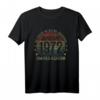 Januar 1972 Lustiges 50. Geburtstag T-Shirt für Männer und Frauen - Vintage Geschenk zum 50. Jubiläum, limitierte Edition