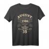 35. Geburtstag Geschenk für Mann und Frau - Legendär seit August 1986 Vintage T-Shirt für Jubiläum & Geburtstagsfeier