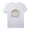 Januar 1982 Lustiges HapDeer T-Shirt für Männer & Frauen – Vintage Geschenk für Geburtstagskinder, Legendär seit 1982