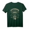 70. Geburtstag Geschenk für Mann & Frau - Legendär seit 1951 Vintage T-Shirt für Jubiläen & Ehrentage