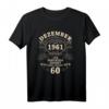 60. Geburtstag Geschenk für Mann und Frau - Legendär seit Dezember 1961 Vintage T-Shirt für den runden Geburtstag
