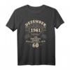 60. Geburtstag Geschenk für Mann und Frau - Legendär seit Dezember 1961 Vintage T-Shirt für den runden Geburtstag