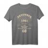 60. Geburtstag Geschenk für Mann und Frau - Legendär seit Dezember 1961 Vintage T-Shirt für den runden Geburtstag