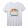 Jahrgang Februar 1982 Lustiges HapDeer T-Shirt für Männer & Frauen - Vintage Geschenk für Jubilare