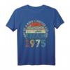 46. Geburtstag Geschenk Jahrgang August 1975 - Legendäres Vintage T-Shirt für Männer, Frauen, Opa & Oma