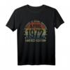 April 1972 Vintage T-Shirt – Limitierte Edition zum 50. Geburtstag für Männer und Frauen, Retro Geschenkidee