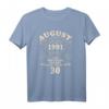 30. Geburtstag Geschenk für Mann & Frau – Legendär seit August 1991 Vintage T-Shirt für Geburtstag, Vater, Mutter, Oma, Opa