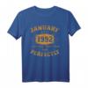 Januar 1992 Lustiges 30. Geburtstag T-Shirt für Männer & Frauen – Vintage Limitierte Edition als Geschenk für Geburtstagskinder