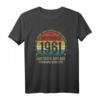60. Geburtstag Geschenk für Mann und Frau - Legendär seit November 1961 Vintage T-Shirt für Jubilare