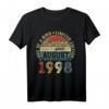 23. Geburtstag Geschenk Jahrgang August 1998 - Legendäres Vintage T-Shirt für Männer & Frauen, Perfekt für Geburtstagsfeiern & Jubiläen
