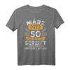März 1972 Lustiges 50. Geburtstag T-Shirt für Männer & Frauen – Vintage Geschenk für Jubilare, Limitierte Edition
