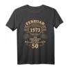 Jahrgang Februar 1973 - Lustiges 50. Geburtstag T-Shirt für Männer und Frauen | Vintage Geschenk für 50 Jahre