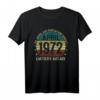 April 1972 Lustiges 50. Geburtstag T-Shirt für Männer & Frauen – Vintage Geschenkidee für Jubiläum, Opa, Papa, Mama & Freunde