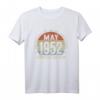 Jahrgang Mai 1952 - Lustiges 70. Geburtstag T-Shirt für Männer und Frauen, Vintage-Design, limitierte Edition für Legendäre Geburtstagsfeier
