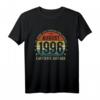 25. Geburtstag T-Shirt Legendär seit August 1996 – Vintage Geschenk für Mann, Frau, Vater, Mutter, Opa, Oma, Onkel & Freunde