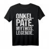 Onkel Pate Legende Taufpate Patenonkel T-Shirt – Lustiges Geschenk für Paten, Nichte, Neffe zum Geburtstag, Weihnachten, Taufe oder Firmung