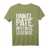 Onkel Pate Legende Taufpate Patenonkel T-Shirt – Lustiges Geschenk für Paten, Nichte, Neffe zum Geburtstag, Weihnachten, Taufe oder Firmung