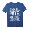Onkel Pate Legende Taufpate Patenonkel T-Shirt – Lustiges Geschenk für Paten, Nichte, Neffe zum Geburtstag, Weihnachten, Taufe oder Firmung