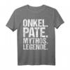 Onkel Pate Legende Taufpate Patenonkel T-Shirt – Lustiges Geschenk für Paten, Nichte, Neffe zum Geburtstag, Weihnachten, Taufe oder Firmung