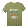 Lustiges Ich Werde Onkel Geschenk Leveled Up To Uncle 2022 T-Shirt - Perfekt für Babypartys, Schwangerschaftsankündigungen und stolze Familienmitglieder
