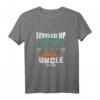 Lustiges Ich Werde Onkel Geschenk Leveled Up To Uncle 2022 T-Shirt - Perfekt für Babypartys, Schwangerschaftsankündigungen und stolze Familienmitglieder