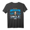 Uncle Onkel Schwangerschaft Gamer Geschenke - Werdende Onkel T-Shirt mit 8bit Pixel-Art für humorvolle Babyankündigungen