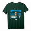 Uncle Onkel Schwangerschaft Gamer Geschenke - Werdende Onkel T-Shirt mit 8bit Pixel-Art für humorvolle Babyankündigungen
